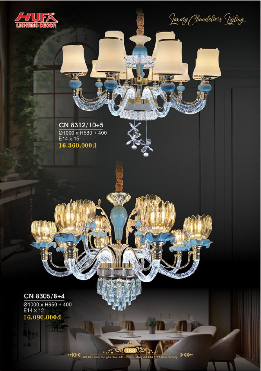 Bảng giá đèn trang trí HUFA